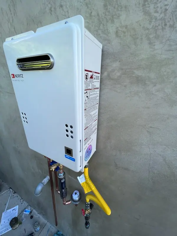Tankless water heater installation for Hilltop homes